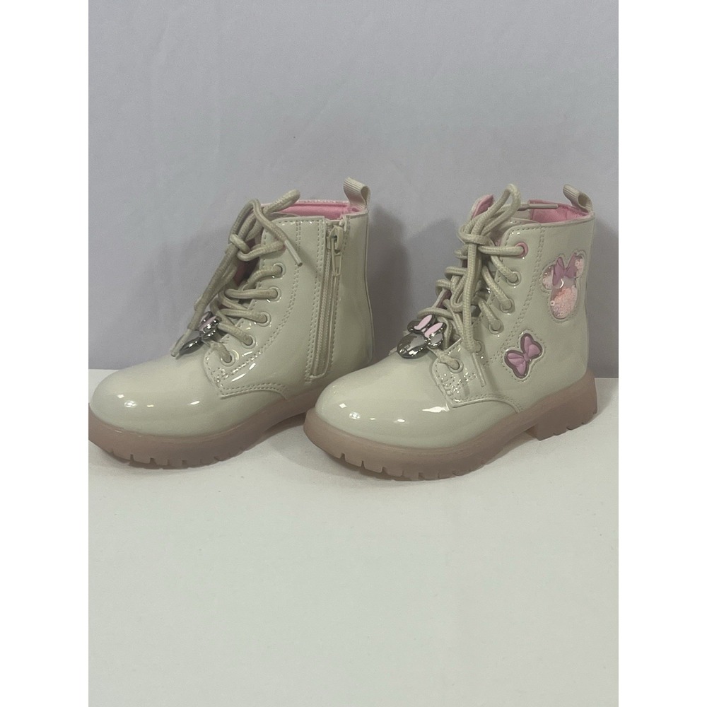 Disney Lace Up Shoes For Girls Sz 9 Light Up Minnie Mouse